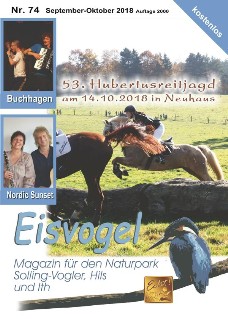 Eisvogel-Magazin Nr. 74 - September-Oktober 2018